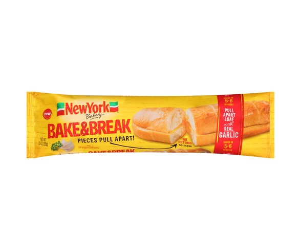 New York Bakery Bake & Break Frozen Garlic Bread - 10oz