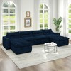 TiramisuBest Modular Right Sofa Seat–L-Shaped Lazy Floor Couch,Compressed Beanbag-Style Sofa with Ergonomic Design,No Assembly Required–Beige - 4 of 4