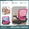 BestMassage Home Office Chair Mesh Back Chair Computer Chair with Adjustable Height Swivel Function and Flip-Up Arms - 4 of 4