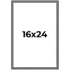 PosterPalooza | Textured Grey Picture Frame - UV Acrylic, Foam Board Backing, Hanging Hardware - 2 of 4