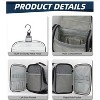 Large Capacity Toiletry Bag for Women and Men, Hanging Toiletry Organizer Cosmetics Makeup Bag - 4 of 4
