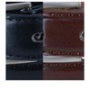 CTM Kid's Leather 1 inch Dress Belt with Square Buckle (Pack of 2) - 4 of 4