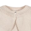 Hope & Henry Baby Girls'  Cropped Special Detail Sweater Cardigan, Infant - 2 of 4