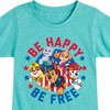 Girls' - Paw Patrol - Americana Fitted Short Sleeve Graphic T-Shirt - 2 of 4