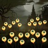 Joyfy Eyeball Yard Stake Outdoor Halloween Decorations, Garden Stake LED Light, Waterproof Stake Decor Light for Halloween - 3 of 4