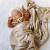 100% Luxury Cotton Knit Swaddle Receiving Blanket for Newborns and Infant Boys and Girls - 2 of 4