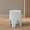 Meridian Furniture,Foligno Marble Finish Concrete End Table - 2 of 4