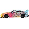 Nissan 35GT-RR Ver.1 "LB-Silhouette Works GT" Light Blue & Yellow w/Graphics LBWK KUMA Ltd Ed 1/64 Diecast Model Car by Mini GT - 3 of 4