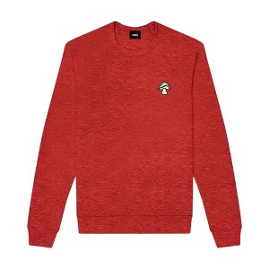 Dalix Mushroom (Glow in the Dark) Embroidered Fleece Sweatshirt Pullover Mens - 1 of 4