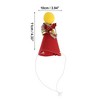 Unique Bargains Halloween Pet Headwear Hat 4.33"x3.94" Red 1 Pc - 4 of 4