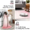 Lahome Abstract Ombre Plush Area Rug – Soft Gradient Accent with Non-Slip Backing - 4 of 4