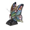 Chloe Lighting Jacy 6 Tiffany-style 1 Light Butterfly Accent Table Lamp 10 Inch Tall - 2 of 3