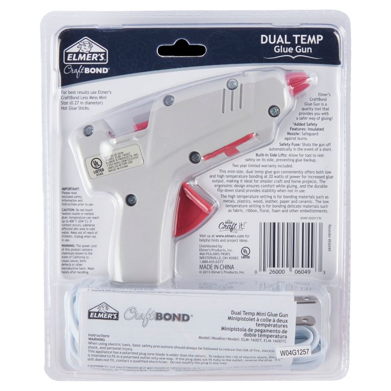 Elmer&#39;s Craft Bond Mini Glue Gun Dual Temp, 5 of 9