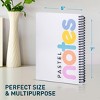 Manaloom 5" x 7" Spiral Notebooks – 3 Pack  – Pastel Notepads with Perforated Pages for Journaling, School, and Daily Notes - 2 of 4