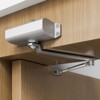 VEVOR Door Closer,Automatic Door Closer Commercial or Residential Use for Door Weights 100 Lbs,Adjustable Size Hydraulic Buffer Door Closers, Silver - 2 of 4