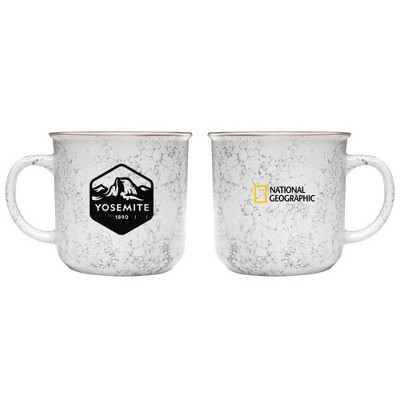 National Geographic Yosemite White 13oz Ceramic Camper Mug