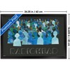 Trends International Radiohead - Blue Crowd Silhouettes Framed Wall Poster Prints - 3 of 4