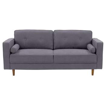 Mulberry Fabric Upholstered Modern Sofa - CorLiving
