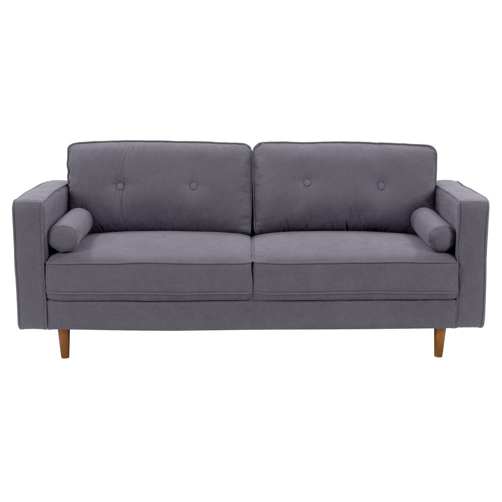 Photos - Sofa CorLiving Mulberry Fabric Upholstered Modern  Gray  