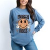 Simply Sage Market Women's March Vibes Basketball Long Sleeve Garment Dyed Tee - 2 of 3