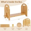 Attop Bamboo Tabletop Bookshelf - Expandable Desktop Bookcase - No Tools Required to Assemble This Desk Bookshelf - Sturdy Desktop Book Shelf - 3 of 4