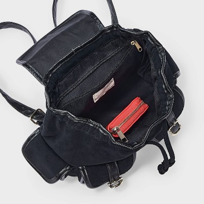Рюкзак Universal Thread Faux Suede Utility Mini - Universal Thread™ Black — фото 4