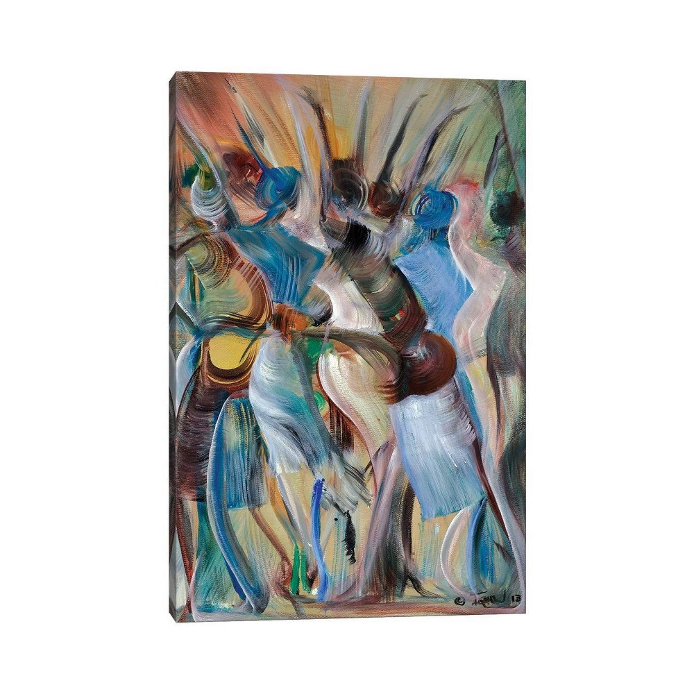 Photos - Other Decoration 40" x 26" x 1.5" Raising Heaven by Ikahl Beckford Canvas Art - iCanvas: Gallery Wrap, Pine-Wood