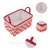 REGALWOVEN Cotton Collapsible Sturdy Handle Lightweight Open Storage Bins 1 Pcs - 3 of 4