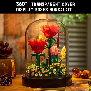 Flower Bouquet Mini Building Kit, 596pcs Bonsai Tree Sets with Cover for Adults and Kids Ages 6+ - 1 of 4