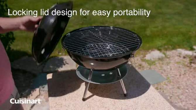 Cuisinart 16&#34; Portable Charcoal Grill CCG-216 Black, 2 of 7, play video