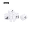 Unique Bargains Plastic Reusable Easy to Recognize Clothes Hanger Marker Color Coding 150 Pcs - 3 of 4