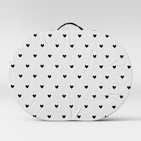 Kids Storage Lapdesk With Zipper Hearts White Pillowfort Target