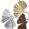 Dahlia Studios Metallic Leaves 41" Wide Metal Wall Art - 3 of 4