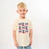 The Juniper Shop Patriotic Boots Stacked Coquette Youth Short Sleeve Tee - 3 of 4