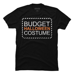 Men's Design By Humans Budget Halloween By rock3tman T-Shirt - 1 of 4