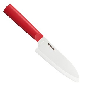 Kyocera INNOVATIONwhite® 5.5-Inch Ceramic Santoku Knife, White Blade - 1 of 2
