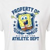 Women's - SpongeBob SquarePants - Property Of Bb Athletic Dept Cropped Graphic T-Shirt - 2 of 4