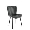 Dining Chairs Set of 2/4/6, Modern Upholstered Pu Leather Kitchen Side Chairs Comfy Backrest - 4 of 4