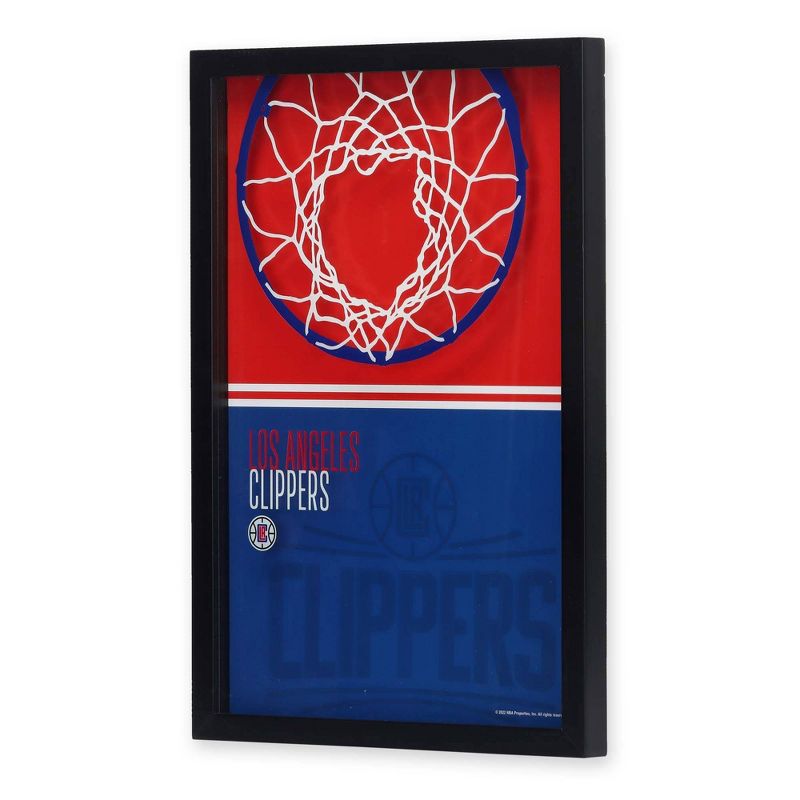 NBA Los Angeles Clippers Print-On Glass Wall Sign, 2 of 5