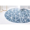 Unique Loom    Matrix Trellis Geometric Area Rug - 4 of 4