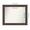 Amanti Art Attic Aged Non-Beveled Wood Framed Bathroom Vanity Wall Mirror - 3 of 4