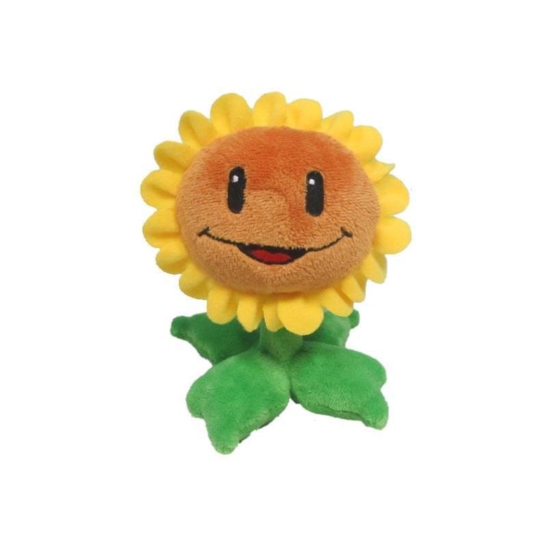 The Zoofy Group LLC Plants Vs. Zombies 7" Plush: Sunflower, 1 of 2