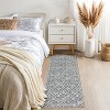 Gray Kitchen Rug Set 3 Piece, Non Slip Machine Washable Mats for Home Floor and Living Room - 2 of 4