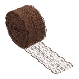Unique Bargains Non-stretch Lace Trim Ribbon for Party Gift Decoration - 1 of 4