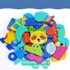 Puzzles 10 Pack, Wooden Puzzles Animal Vehicle Jigsaw Learning Toys - 2 of 4