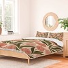 Deny Designs 3pc King Cuss Yeah Pink Tulip Field Duvet and Sham Set - 2 of 4