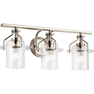 Kichler Lighting Everett 3 - Light Vanity in  Polished Nickel - 1 of 4