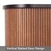 VANIRROR 47.2''x 21'' Storage Accent Cabinet, Fluted Sideboard Buffet Cabinet with Storage, Console Table with Sliding Doors for Living Room, Kitchen - 3 of 4