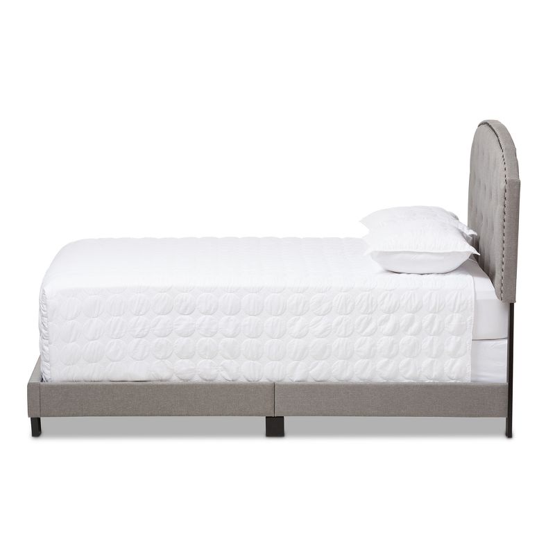 Lexi Modern and Contemporary Fabric Upholstered Bed - Baxton Studio, 3 of 10