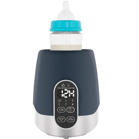 Portable Baby Bottle Warmer 5200mAh Battery Powered, Wireless Warms Formula  or Breastmilk,Smart Perfect for Travel Car, Fit Most